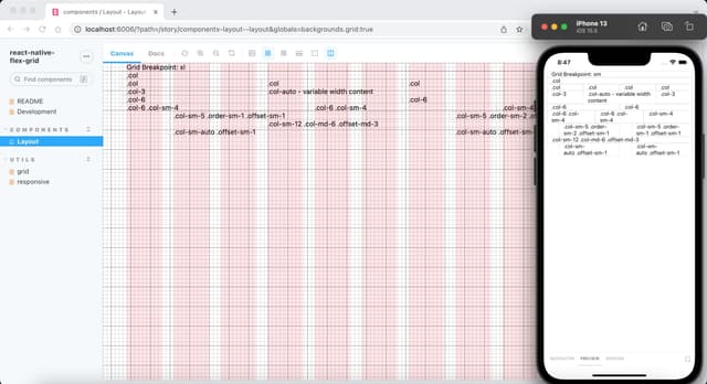 Using n Column grids on React Native