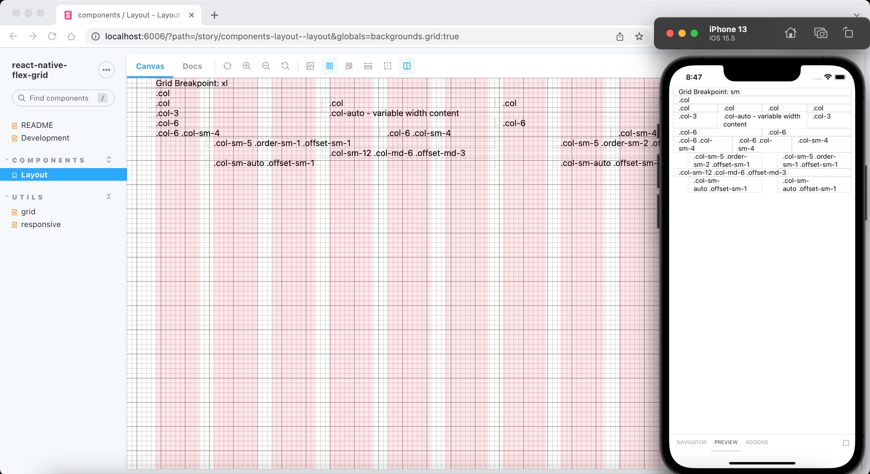 Using n Column grids on React Native